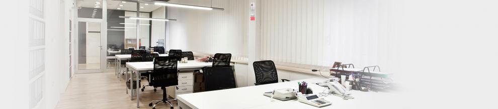 Oficina protegida con alarma