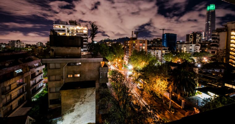 santiago de noche