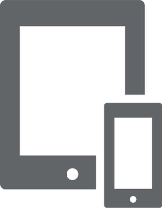 icono movil y tableta