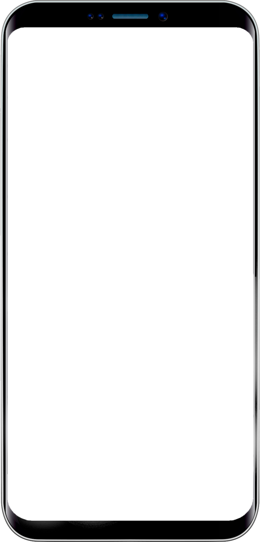 pantalla movil vacia