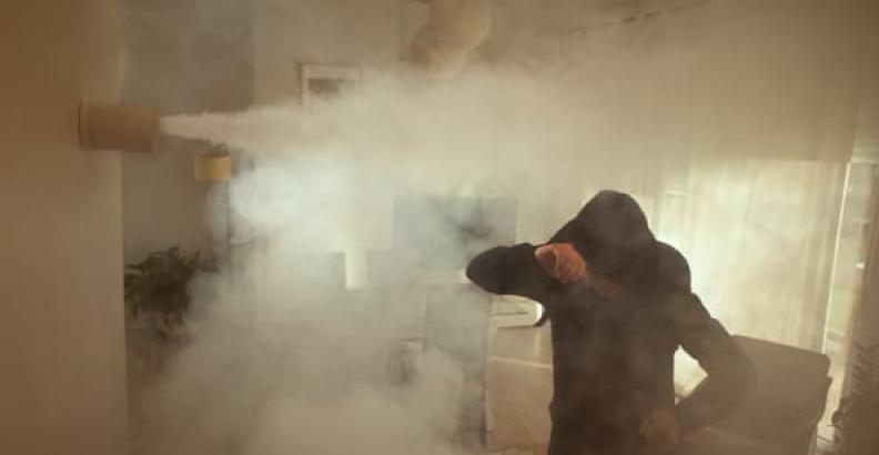 humo evita ladron